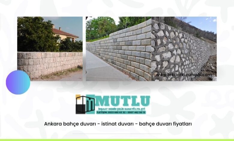 Ankara bahçe duvarı - istinat duvarı - bahçe duvarı fiyatları